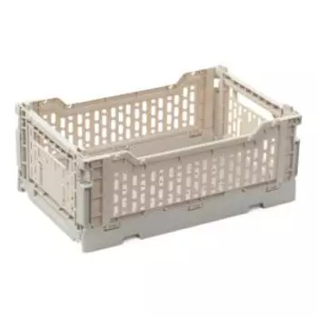 Корзина для хранения складная Gondol Cassa, 4 л, размер S, пластик, слоновая кость