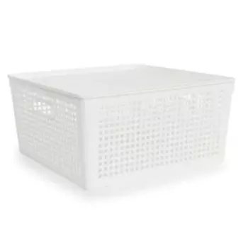 Корзина Полимербыт Traymix, 12 л, 31х31х15 см, белый