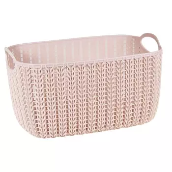 Корзинка для хранения Idea Вязание, 4л, чайная роза