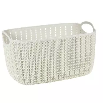 Корзинка для хранения Idea Вязание, 7 л, белая
