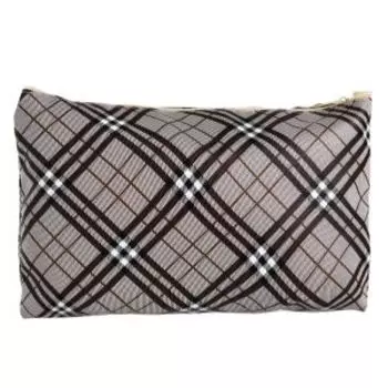 Косметичка на молнии Ромбы, 22х14 см, бежевый