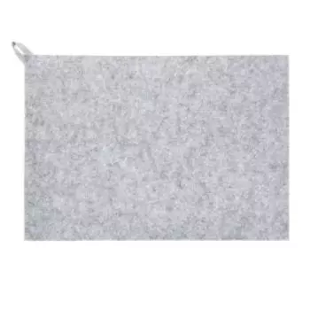 Коврик для бани и сауны Эконом, 38х52 см, светло-серый войлок, синтетический