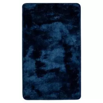 Коврик для ванной Д, 50х80 см, синий