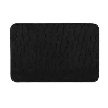 Коврик для ванной комнаты, 50х80 см, черный