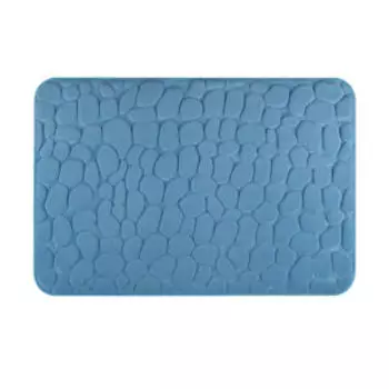 Коврик для ванной комнаты, 50х80 см, голубой