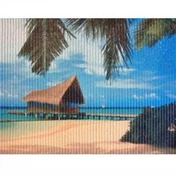 Коврик для ванной комнаты Бали, 47х67 см, фотопечать