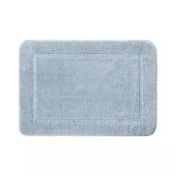 Коврик для ванной комнаты Iddis, 65х45 см, микрофибра, голубой