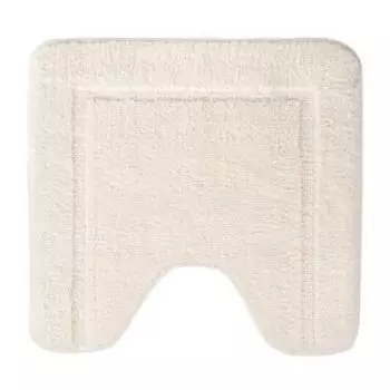 Коврик для ванной комнаты Iddis с вырезом, 45х45 см, микрофибра, светло-бежевый