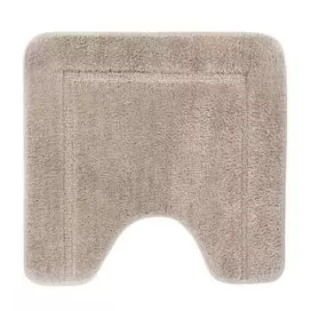 Коврик для ванной комнаты Iddis с вырезом, 45х45 см, микрофибра, светло-коричневый