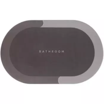 Коврик для ванной комнаты Niklen, 50х80 см, полиэстер, резиновое основание