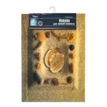 Коврик для ванной комнаты Пляж, 47х67 см, фотопечать