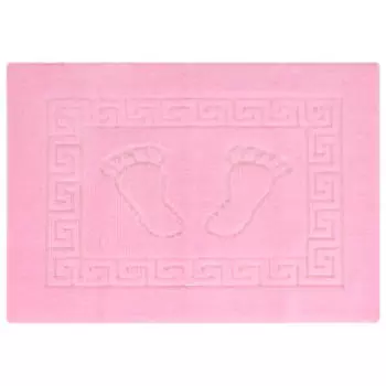 Коврик для ванной комнаты Primanova Foot, 50х70 см, полипропилен, розовый