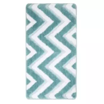 Коврик для ванной комнаты River, 50х80 см, голубой