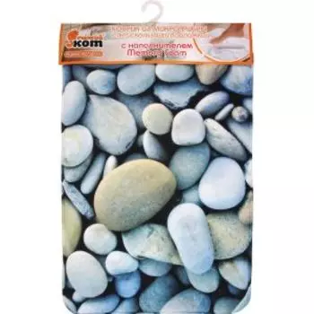 Коврик для ванной комнаты РЫЖИЙ КОТ Галька