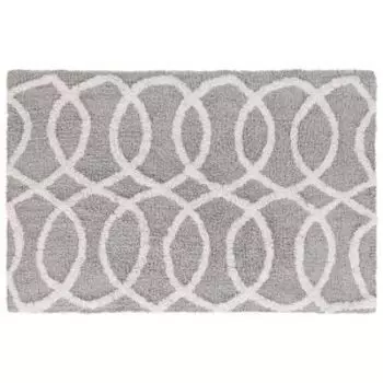 Коврик для ванной комнаты Создавая мечты, 50х80 см, хлопок, серый