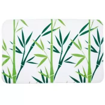 Коврик для ванной комнаты Tatkraft Green Bamboo, 50x80 см, микрофибра Ultra Soft