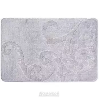 Коврик для ванной комнаты Zalel, 55х85 см, серый