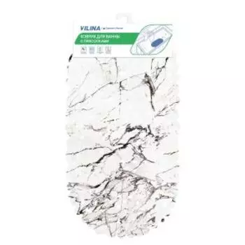 Коврик для ванны Paradise, 36x69 см, мрамор