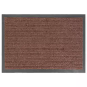 Коврик грязезащитный, 40х60 см, коричневый, чёрный