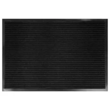 Коврик грязезащитный, 50х80 см, коричневый, чёрный