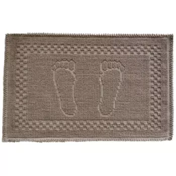 Коврик петельный, 60х40х0.5 см, хлопок, бежевый