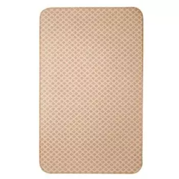 Коврик противоскользящий для ванной комнаты, 50х85 см, бежевый