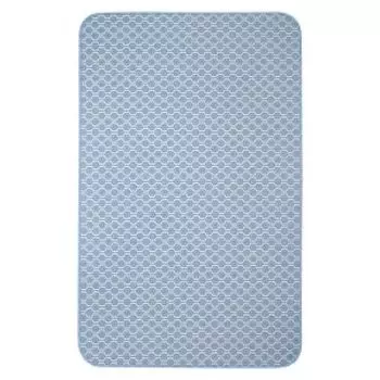 Коврик противоскользящий для ванной комнаты, 50х85 см, синий