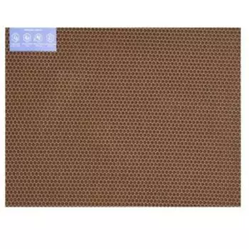Коврик универсальный Соты, 68х83 см, коричневый