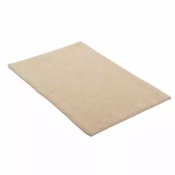 Коврик ворсовый, 80х50х2 см, хлопокцвет, бежевый