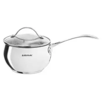 Ковш Attribute Optima, 2.1 л, нерж. сталь/стекло