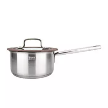 Ковш TalleR Experience, 1.5 л, нерж. сталь/силикон/стекло