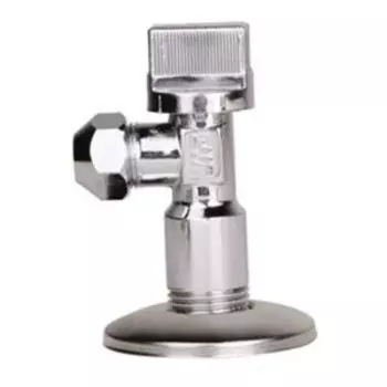 кран шаровый угловой 1/2"х3/8" с цангой M10, MP-У