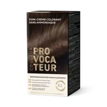 Краска-крем для волос Provocateur Couleur, 6.1 Моккачино, 40/80/15 мл, безаммиачная