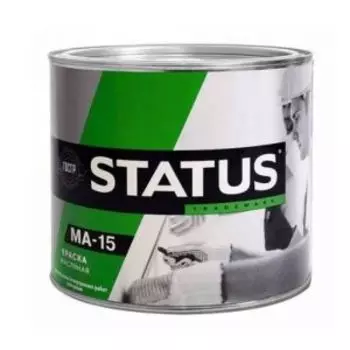 Краска масляная МА-15 Status, ярко-зелёная, 0.8 кг