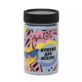 Краска меловая ApliCat Небесная сталь для мебели, декора, 250 мл