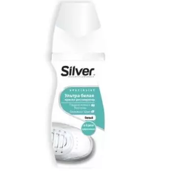 Краска-реставратор для обуви Silver Ультра Белая, 75 мл