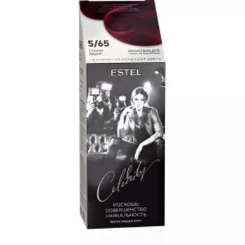 Краска-уход для волос Estel Celebrity, 5/65 Спелая вишня
