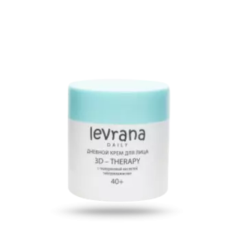 крем д/лица LEVRANA дневной увлажняющий с гиалуроновой кислотой, 3-D терапия, 50мл