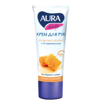 Крем для рук Aura Питательный, с D-пантенолом и экстрактом меда, 75 мл