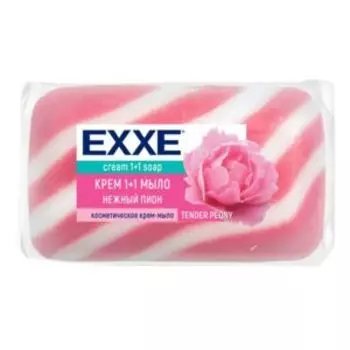 Крем-мыло Exxe 1+1 Нежный пион, 80 г