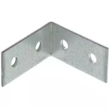 Крепежный угол равносторонний Tech-Krep, 40х100х100 мм, цинк