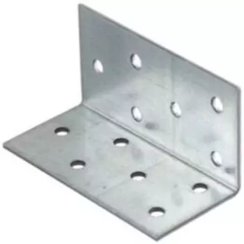 Крепежный угол равносторонний Tech-Krep, 80х80х40 мм, цинк