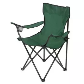 Кресло складное DW-2009H с подлокотниками, 50х50х80 см, зеленое