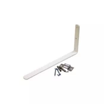 Кронштейн настенный Уют Оптима для шинного карниза, 25 см, сталь, белый