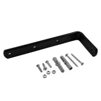 Кронштейн настенный Уют Симпл, 15 см, металл, черный