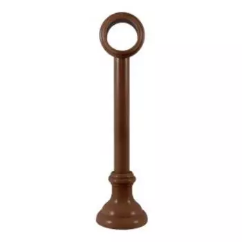 Кронштейн однорядный Уют, 28 мм, пластик, красное дерево