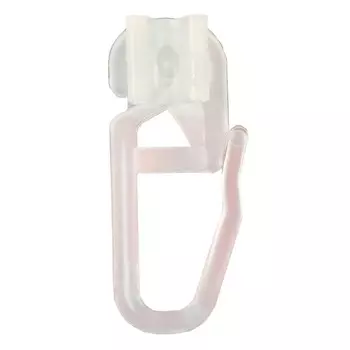 Крючки Atlant для шинного карниза, 10 шт, пластик, белый