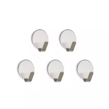 Крючки самоклеящиеся, 5 шт, круг