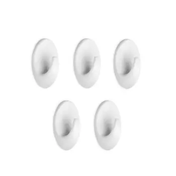 Крючки самоклеящиеся, 5 шт, пластик