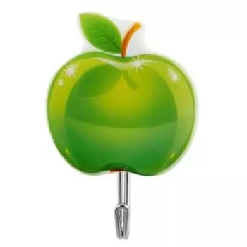 Крючки самоклеящиеся Delphinium, 3 шт, яблоки